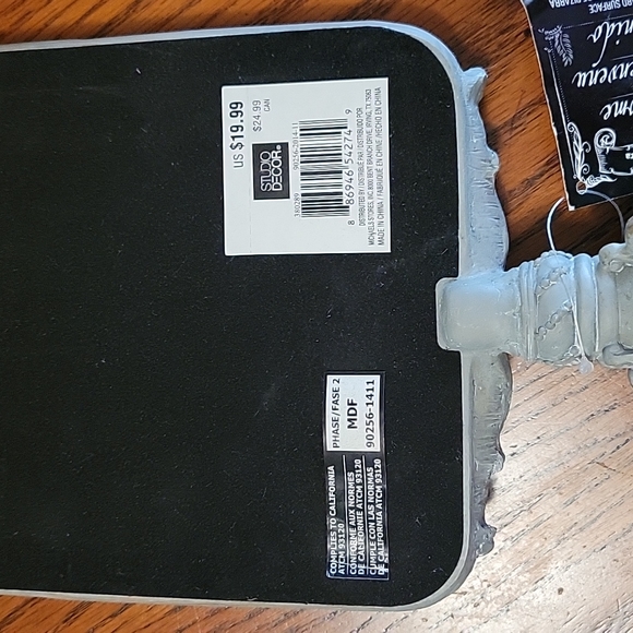 NWT SET OF 2 CHALKBOARD TABLE DECORATION - Picture 7 of 14